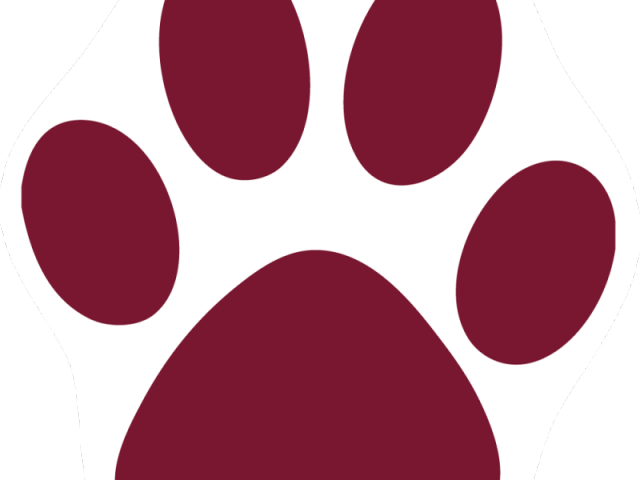 French Clipart Paw Print - Blue Dog Paw - Png Download (640x480), Png Download