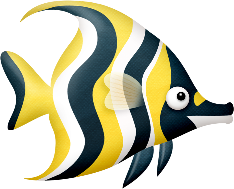 Fish * Steine Bemalen, Stoffe, Schilder, Anleitungen, - Peces De Mar Png Clipart (800x714), Png Download