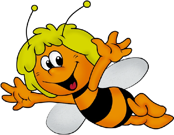 Cute Cartoon Bee 1 - Bee Maya Clipart - Png Download (600x600), Png Download