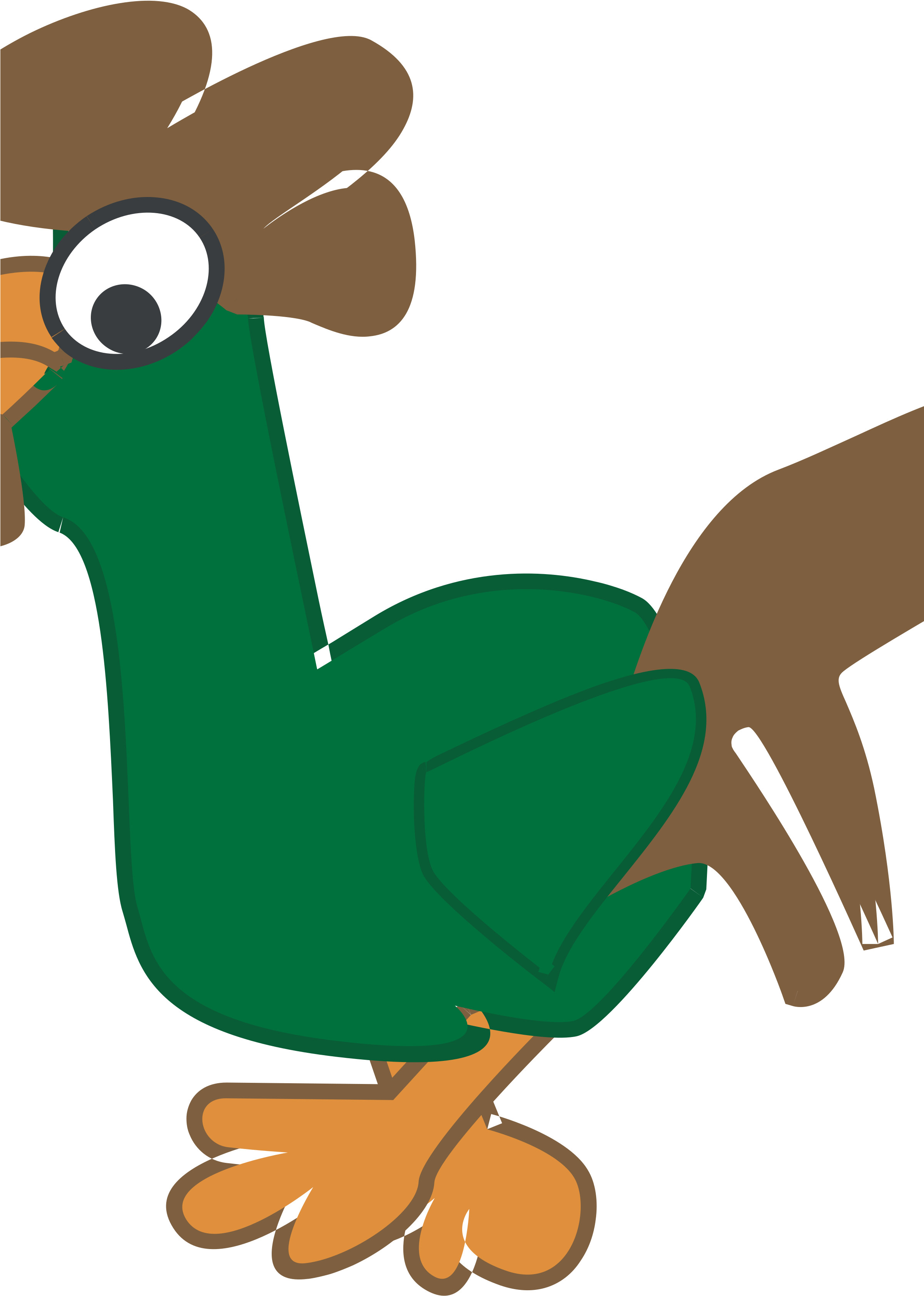 Clip Art Tags - Custom Green Chicken Shower Curtain - Png Download (566x800), Png Download