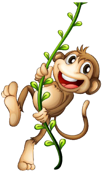 Monkey Cartoon Images Png Clipart (480x805), Png Download