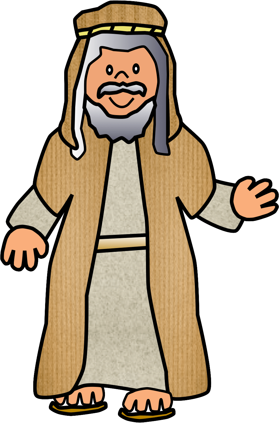 For Bible Characters Cartoon Clipart Clip Art Library - Bible People Clipart - Png Download (1116x1475), Png Download