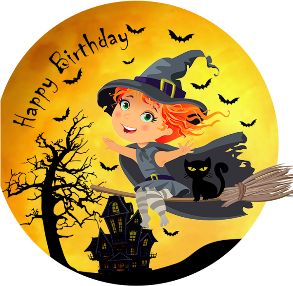 Startseite U003e Geburtstag U003e Kleine Hexe - Between Two Shadows - Epub Clipart (600x600), Png Download