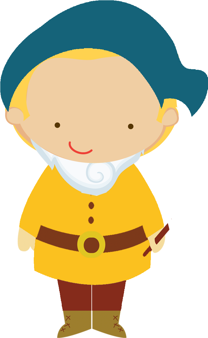 Kit Digital - Anoes Branca De Neve Cute Png Clipart (669x900), Png Download