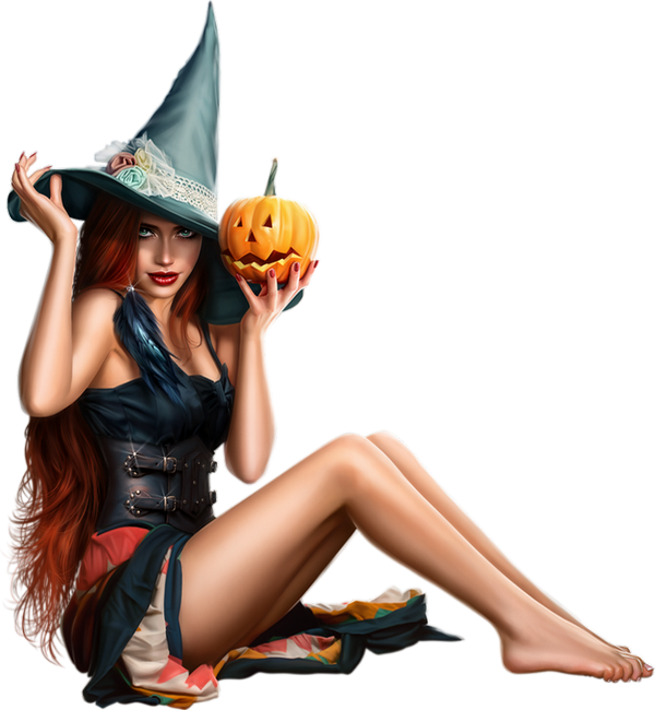 3d Artist, 3d Girl, Pin Up Art, Clip Art, Vampires, - Halloween Femmes Tubes Sexy - Png Download (600x650), Png Download