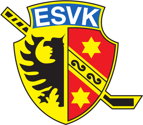 Esv Kaufbeuren Gegen Heilbronner Falken - Esv Kaufbeuren Logo Clipart (629x555), Png Download