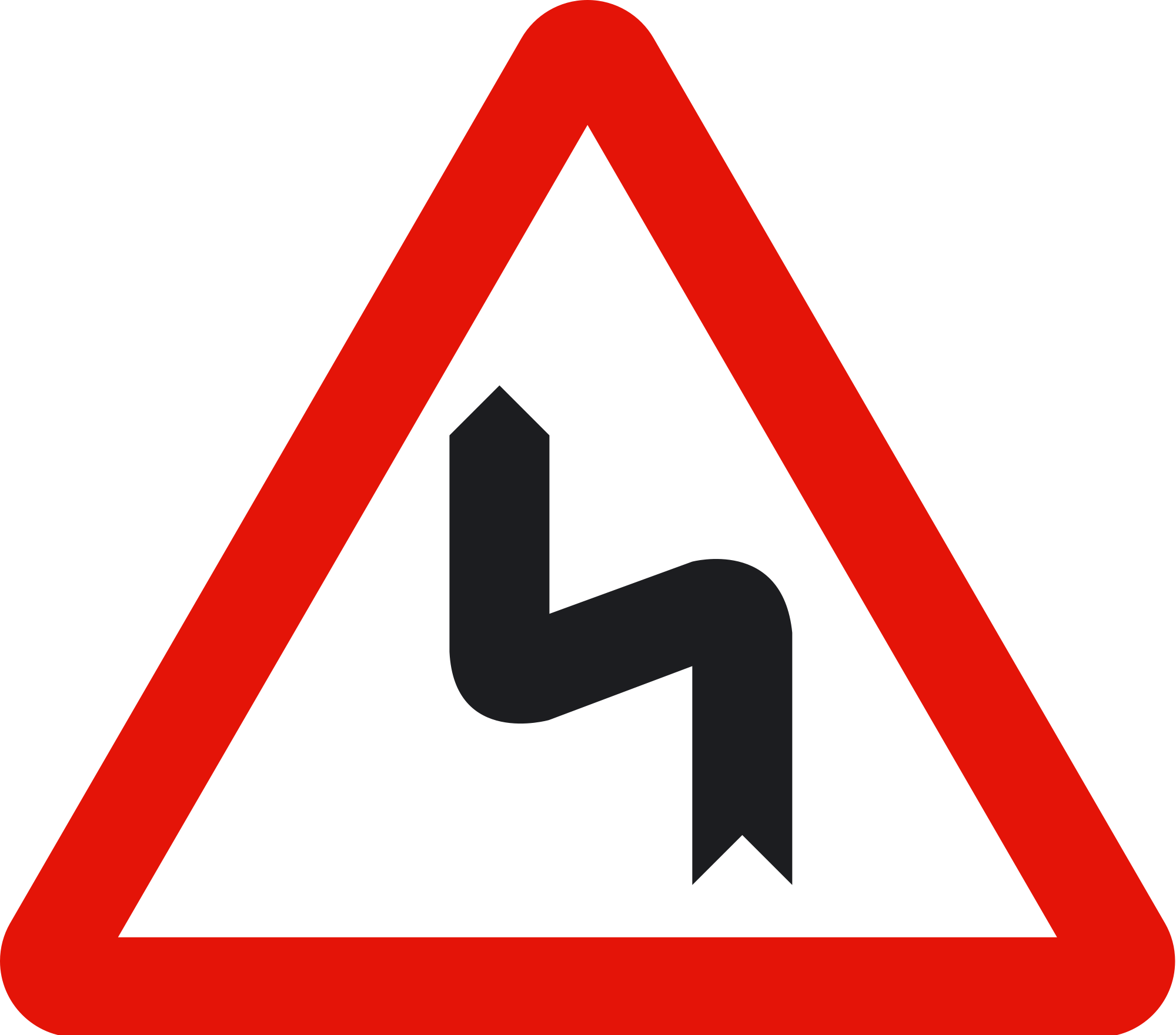 Warning Sign Clipart (1000x883), Png Download