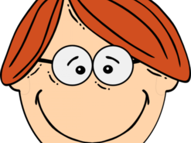 Glasses Clipart Boy - Cara De Niño Png Dibujo Transparent Png (640x480), Png Download