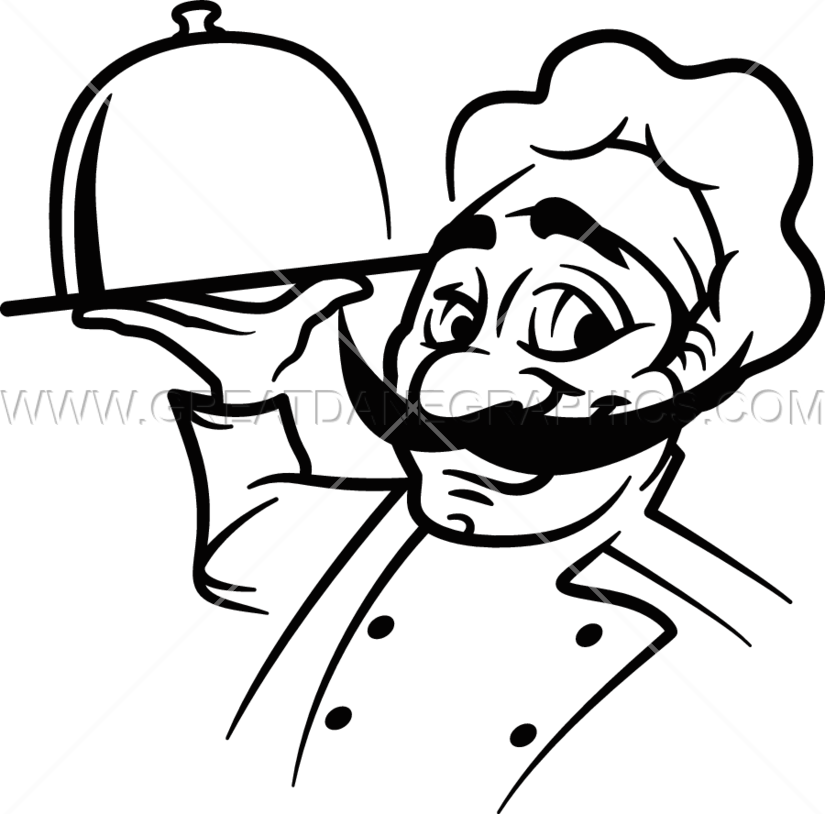 Blackline Waiter Clipart (825x814), Png Download