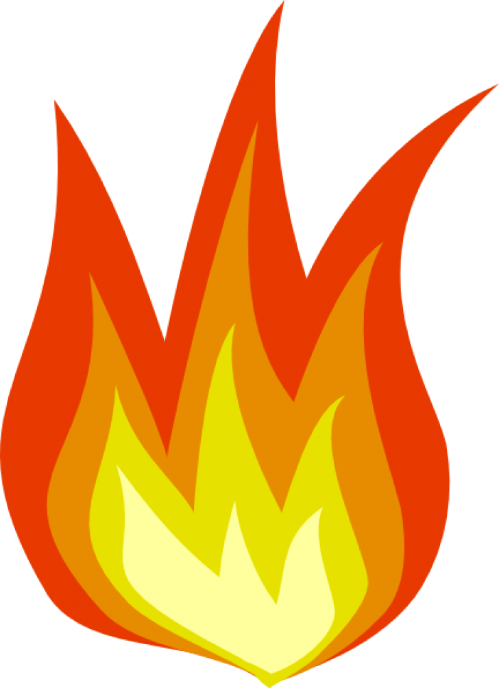 Permalink To Free Flame Clipart Pencil Clipart - Flames Clip Art - Png Download (728x1004), Png Download