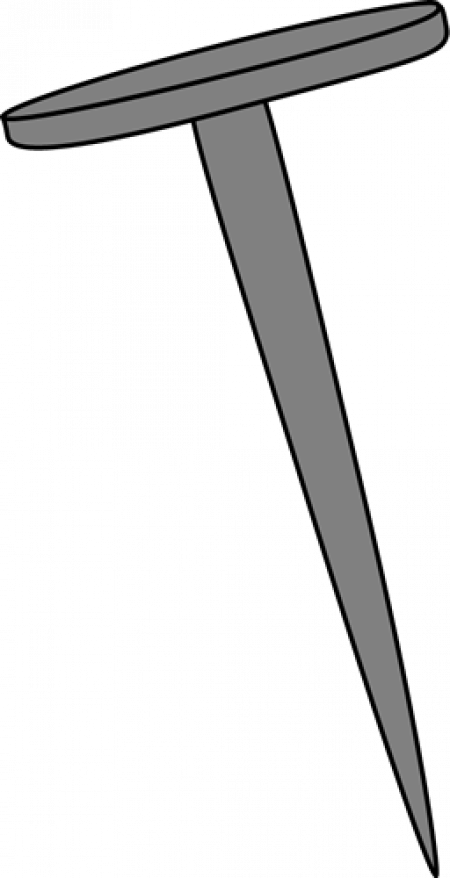 Nail Clipart - Png Download (450x878), Png Download