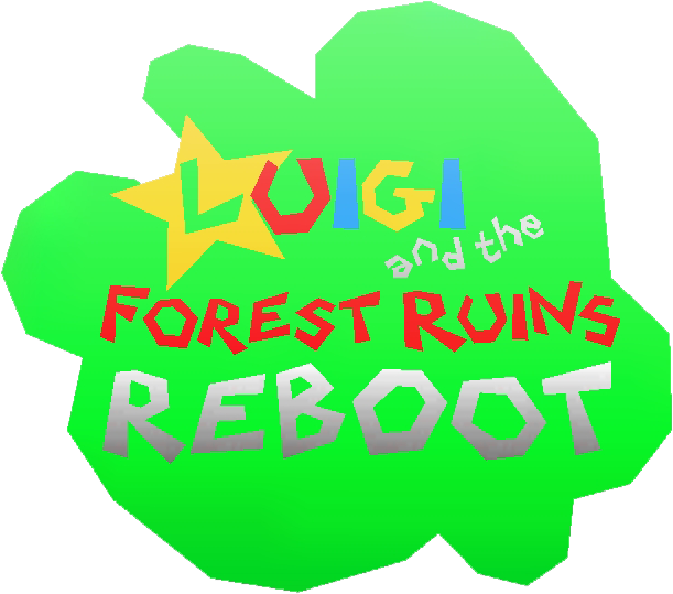 Luigi And The Forest Ruins Rebooted Clipart (611x539), Png Download