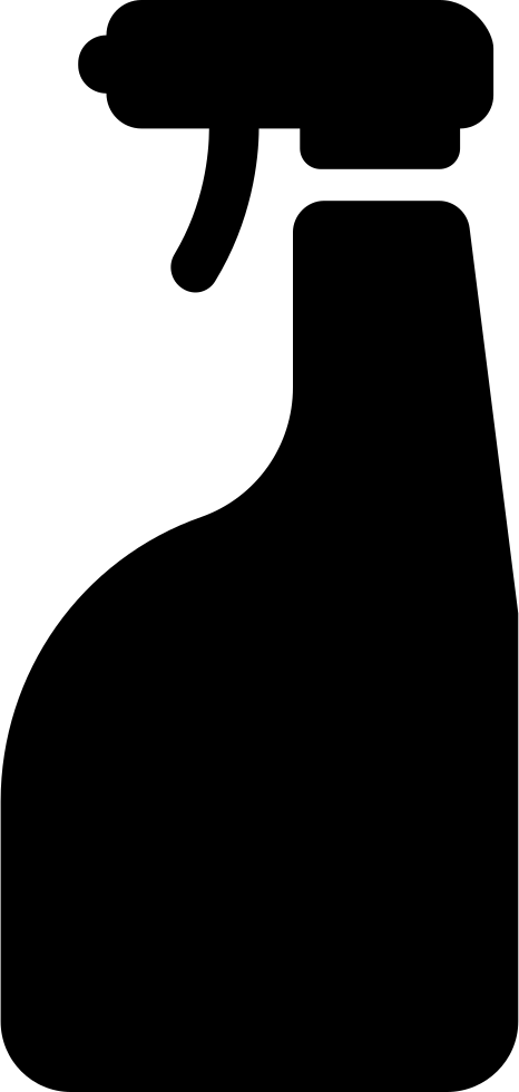 Cleaning Spray Svg Png Icon Free Download - Cleaning Silhouette Png Clipart (466x980), Png Download