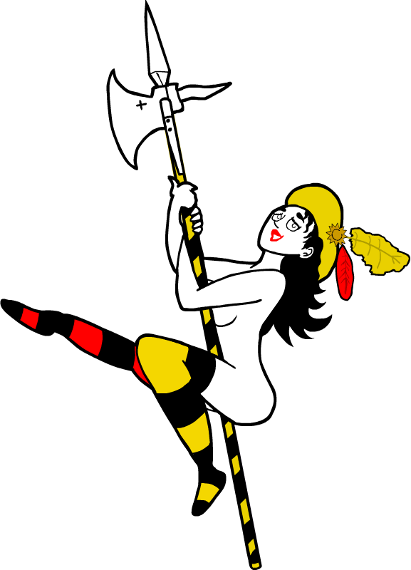 Averland Pinup Girl I Made For My Warband At Melbourne - Cartoon Clipart (577x800), Png Download