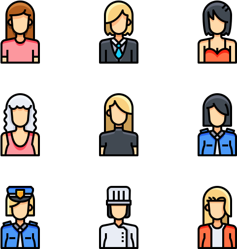Woman Avatar Clipart (600x564), Png Download