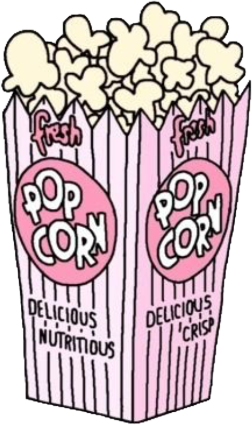 Cabritas Palomitas Cine - Popcorn Png Clipart (497x836), Png Download