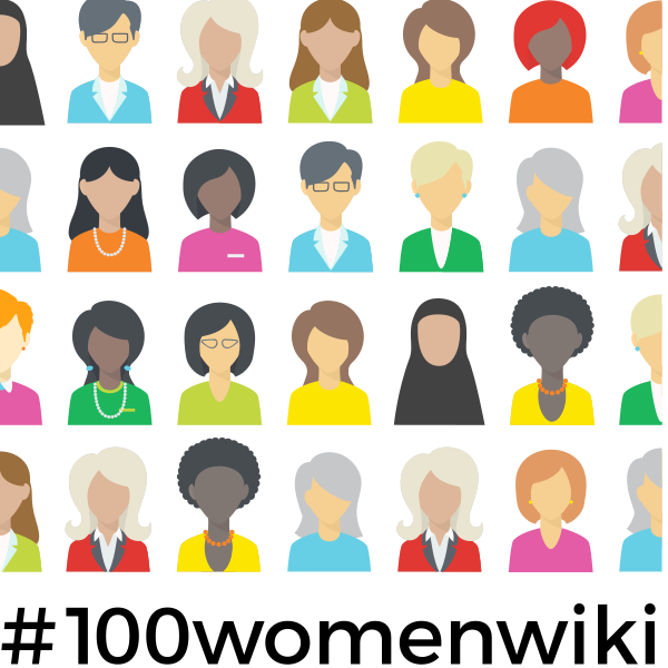 File - Cn-tag - 100womenwiki Mobile - Svg - 100 Women Clipart (600x600), Png Download