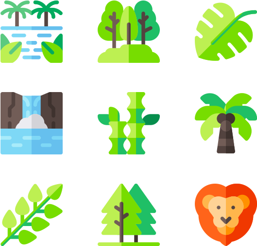 Jungle Clipart (600x564), Png Download