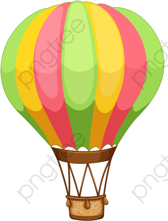Hot Air Balloon Clipart Transparent Background - Clip Art Air Balloon - Png Download (614x800), Png Download
