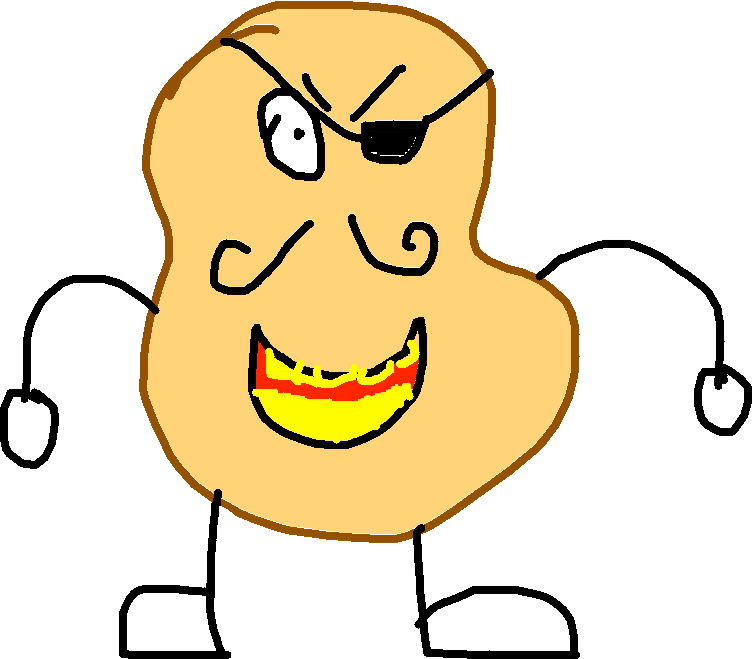 Senior Chicken Nugget Clipart (752x659), Png Download