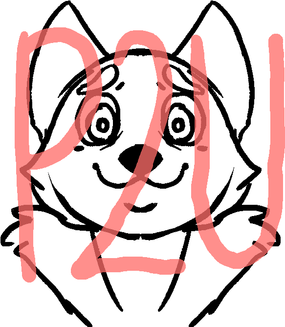 P2u Anthro/wolf Head Shot Base By Adoptbabes Clipart (583x669), Png Download