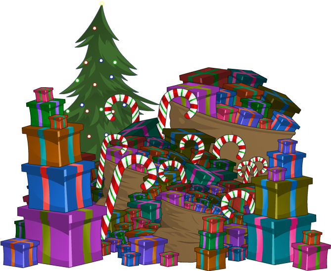 Download Transparent Png - Christmas Tree Clipart (669x547), Png Download