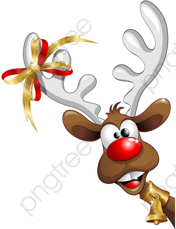 Christmas Reindeer Santa Claus En Png Clipart Full Size Clipart 4908925 Pinclipart