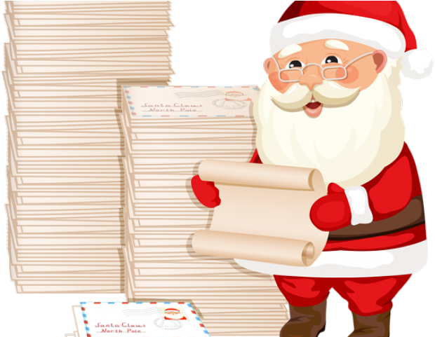 25 Santa Hat Clipart High Resolution Free Clip Art - Santa Claus Letter Png Transparent Png (640x480), Png Download