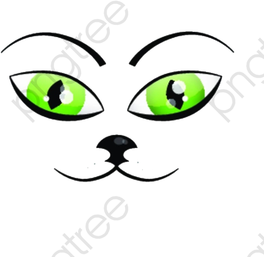 Download Green Eyes Cat Nose Eyes Clipart Cat Clipart Nose Cat