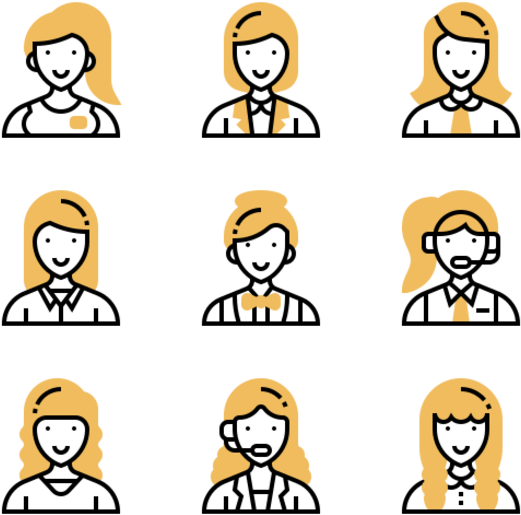 Careers Women - Cartoon Clipart (600x564), Png Download