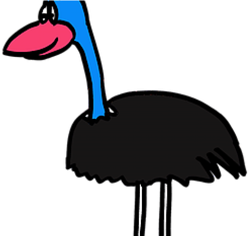 Bird Clipart Cassowary - Png Download (640x480), Png Download