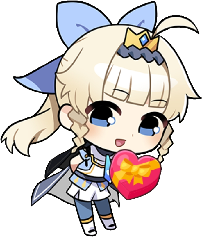 Fluffchibi Aither From 'thank You' Event - Cartoon Clipart (712x832), Png Download