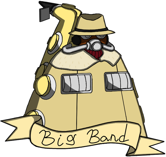Big Band Png - Cartoon Clipart (900x685), Png Download