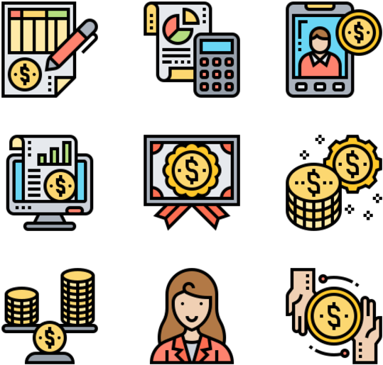 Accounting - Png Digital Marketing Icon Clipart (600x564), Png Download