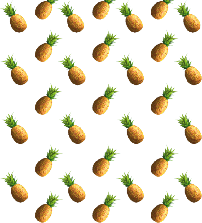 Pineapple Fruit Summer Background Cool Freetoedit Pineapple - Seedless Fruit Clipart (668x720), Png Download