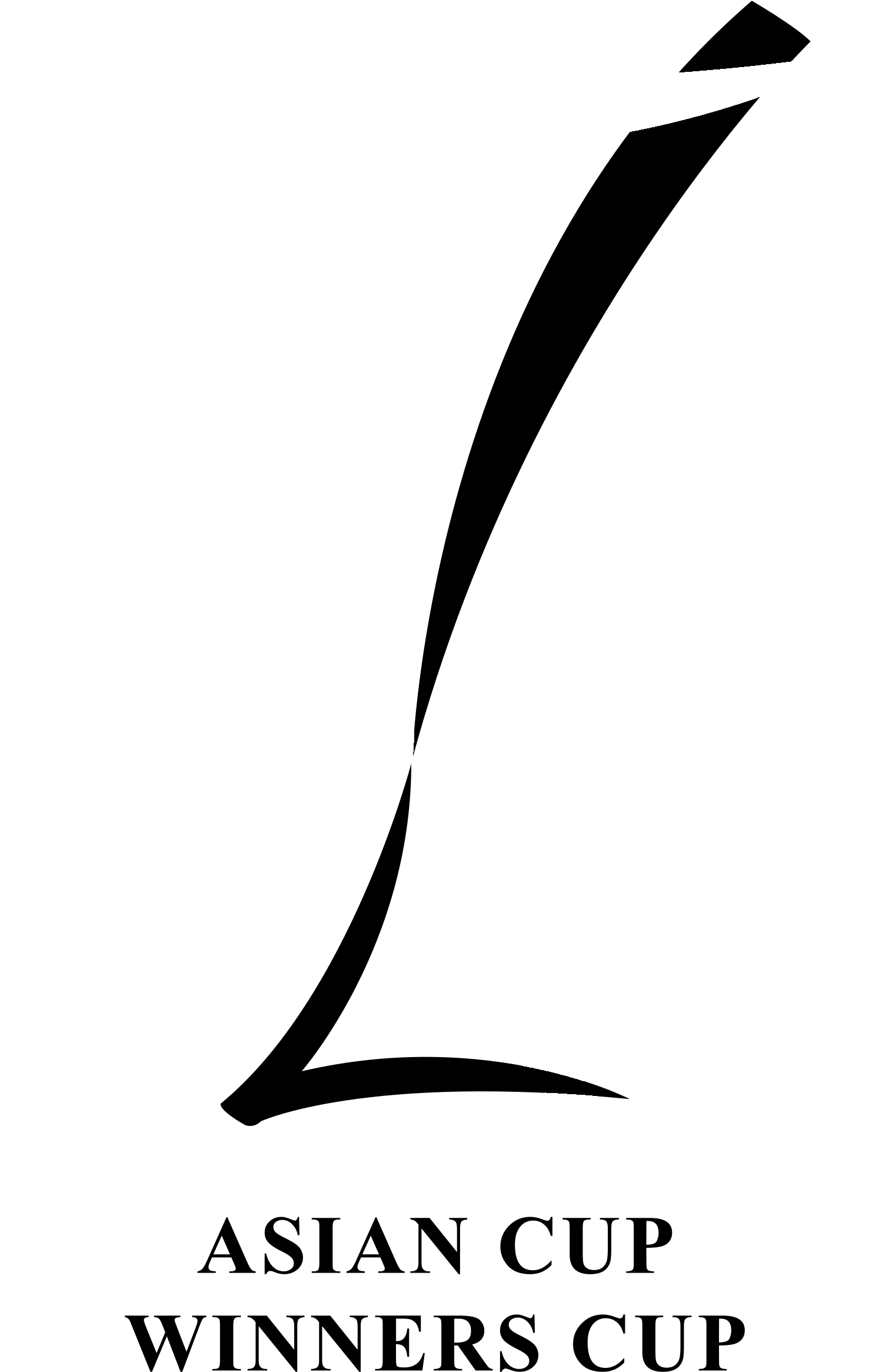 Asian Cup Winners Cup Logo Black And White - Asian Cup Winners' Cup Clipart (2400x2400), Png Download