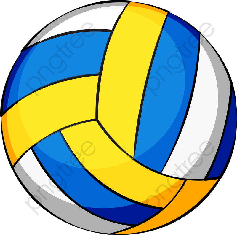 Volleyball Clipart Blue - Png Download (800x792), Png Download