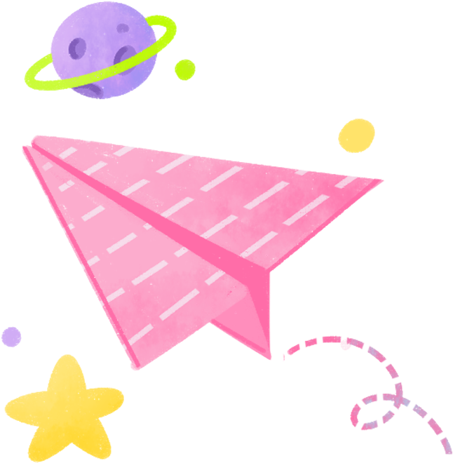 Paper Airplane Clipart Watercolor - Png Download (800x800), Png Download