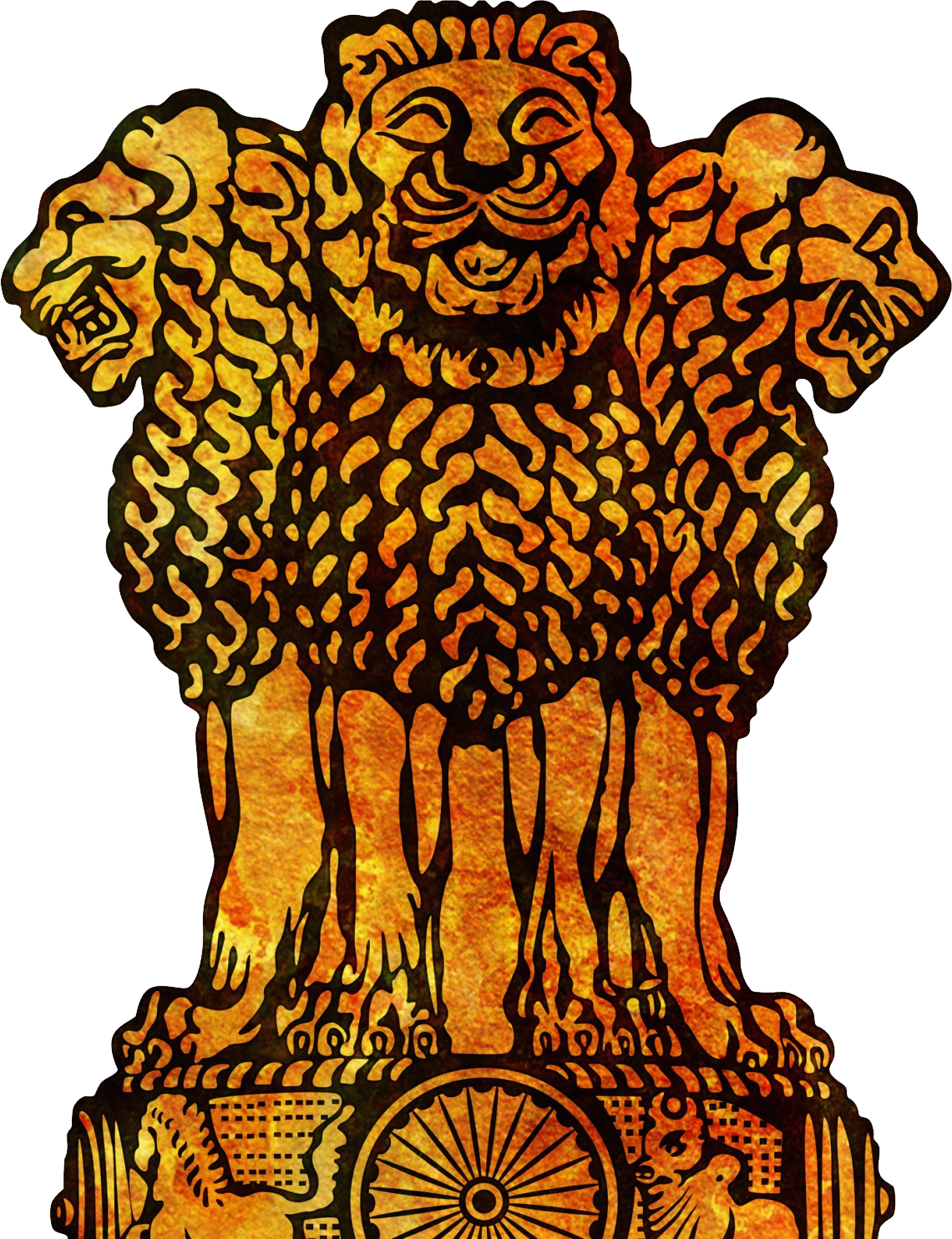 National Emblem Of India Clipart (1140x1484), Png Download