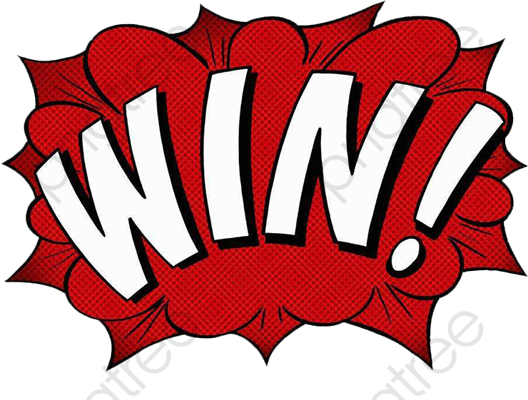 Win Exclamation Mark - Win Comic Png Clipart (836x600), Png Download