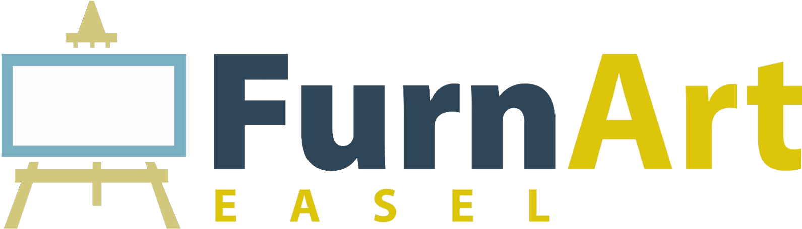 Furnart Easel - Graphic Design Clipart (1643x469), Png Download