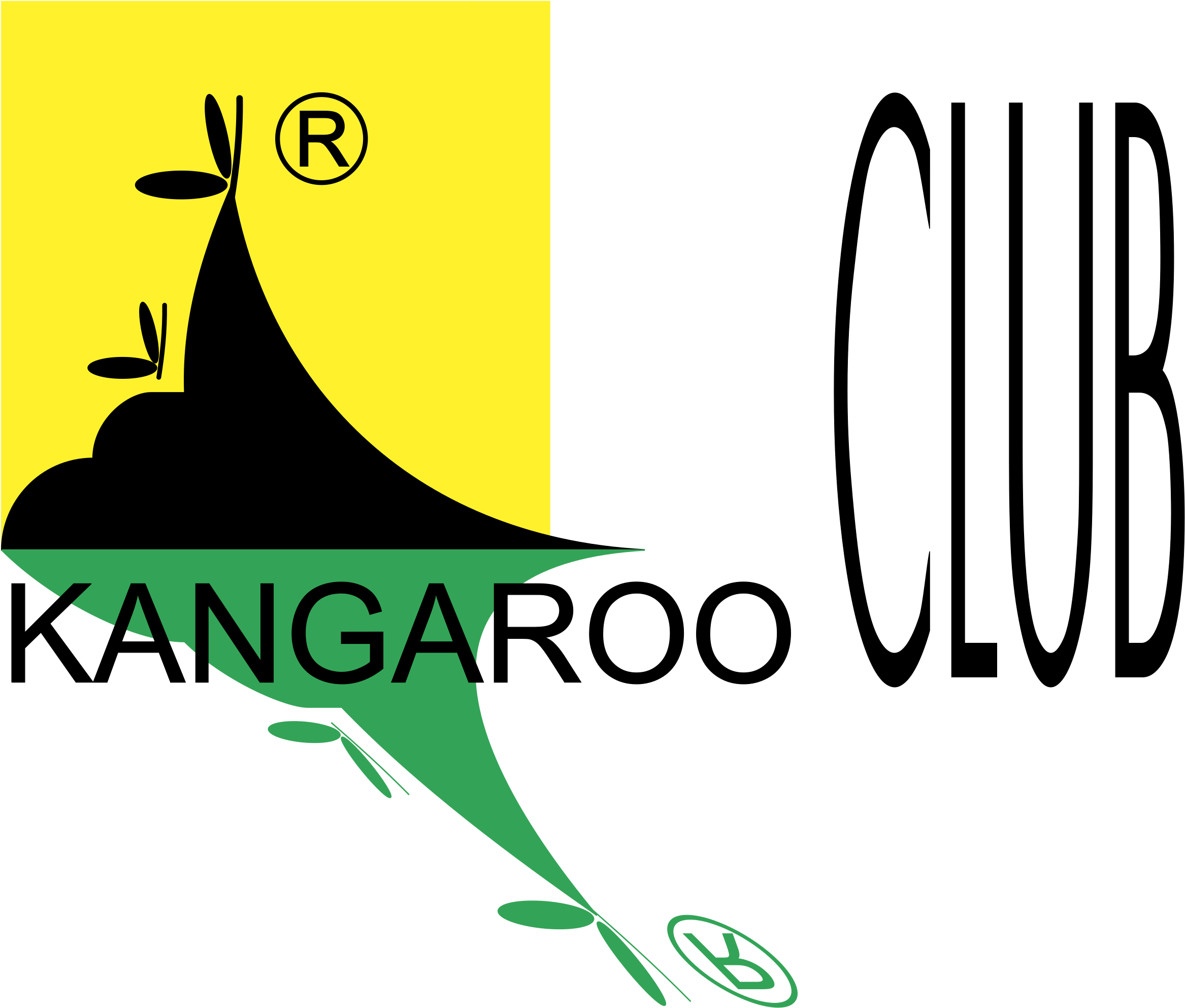 Kangaroo Club Logo Png Transparent - Design Clipart (2400x2400), Png Download