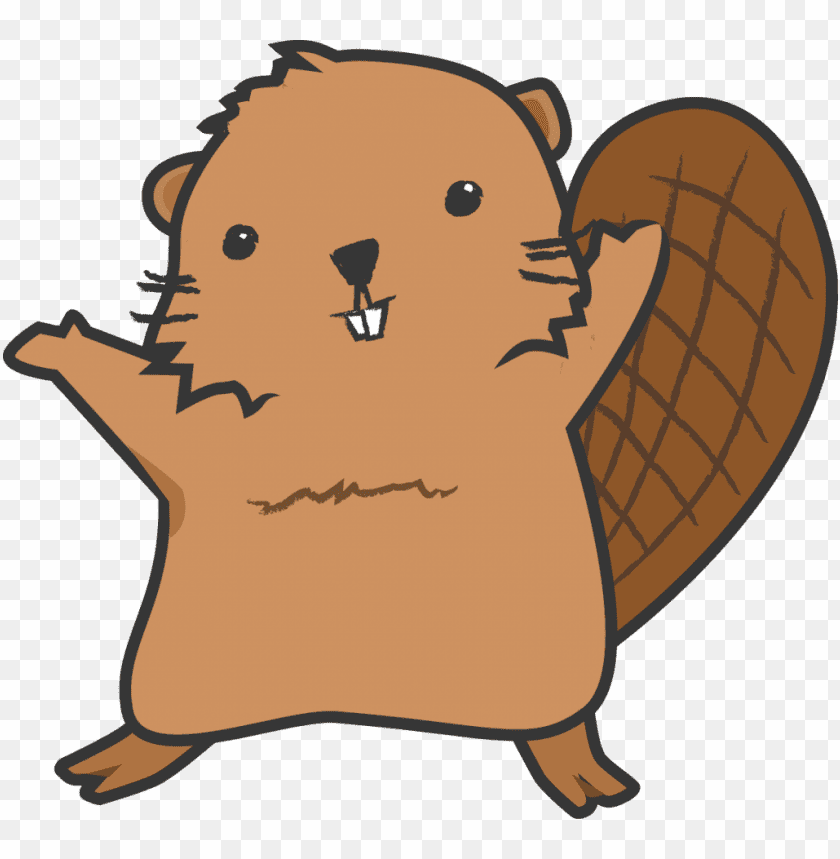 Free Png الفأر Png Images Transparent - Beaver Clipart Png (840x859), Png Download