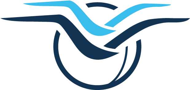 Deseret First Credit Union Logomark, Seagulls Flying Clipart (626x626), Png Download