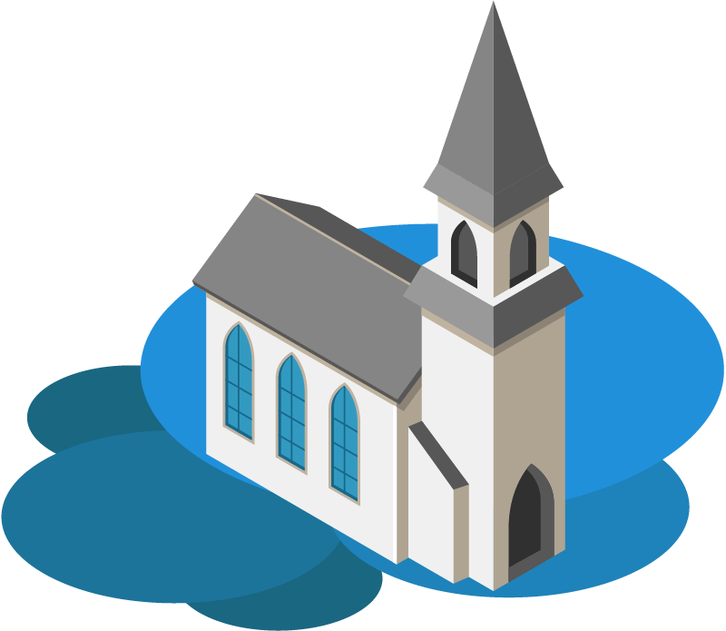 Steeple Clipart Inc Church - Church Management - Png Download (800x695), Png Download