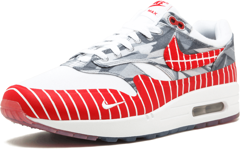 Ah7740 100 5 3 - Nike Air Max 1 Lhm White Neutral Grey University Red Clipart (1000x600), Png Download