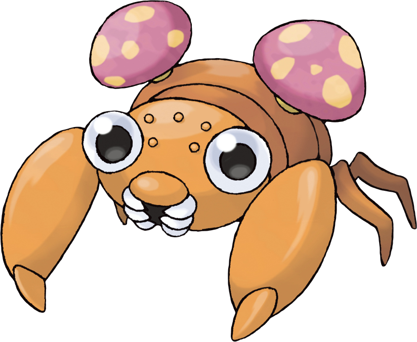 Sugimori 046 - Pokemon Parasect Clipart (824x676), Png Download