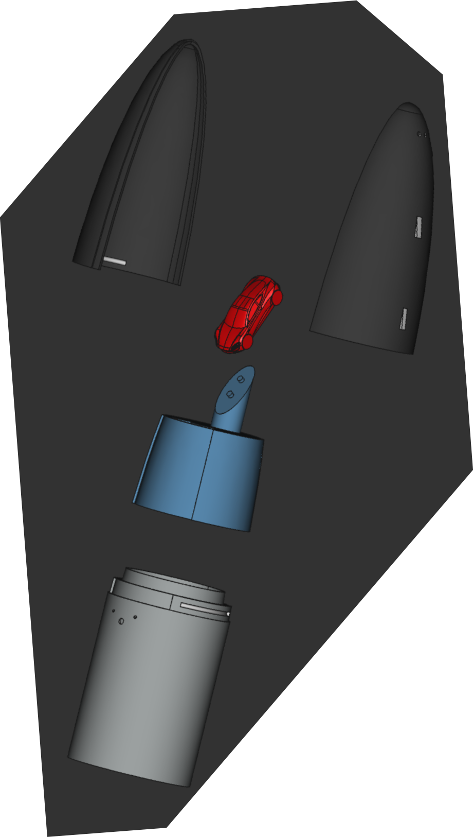 Tesla Roadster Png - Mouse Clipart (920x1626), Png Download