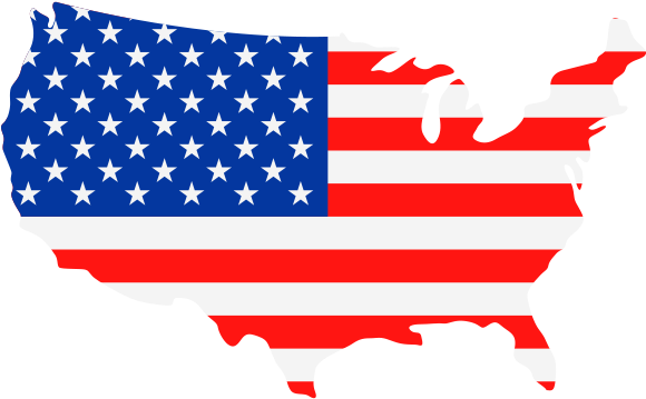 America Red White And Blue Clipart (591x591), Png Download