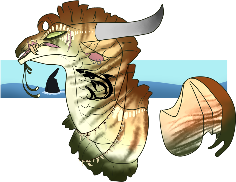 Shark Hunter Adopt Ota Closed By Caactushugger Shark - Cartoon Clipart (1024x813), Png Download